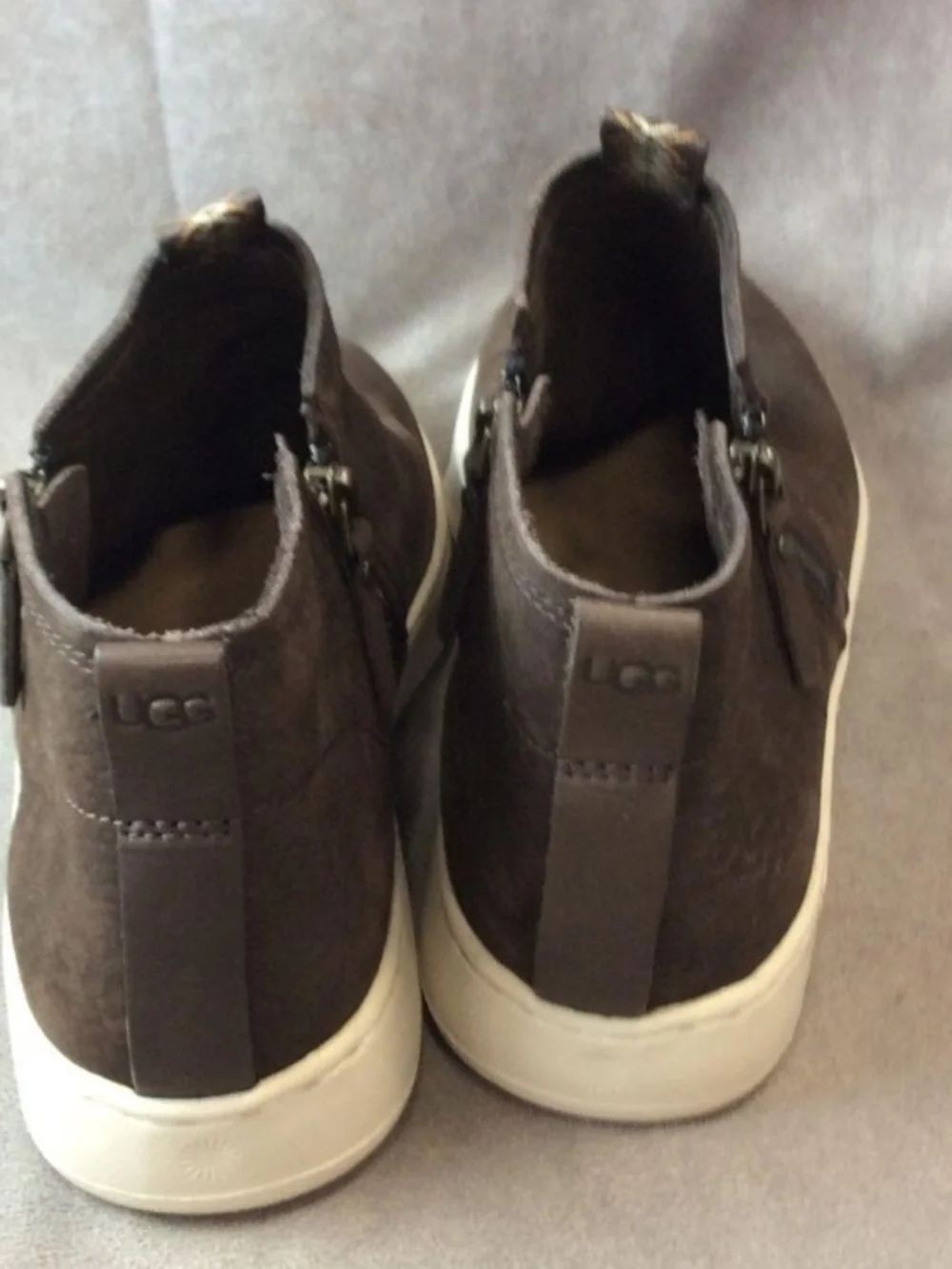 UGG Men's Pismo Chukka Zip Dark Brown Boots Size 8 NWOT MSRP $130